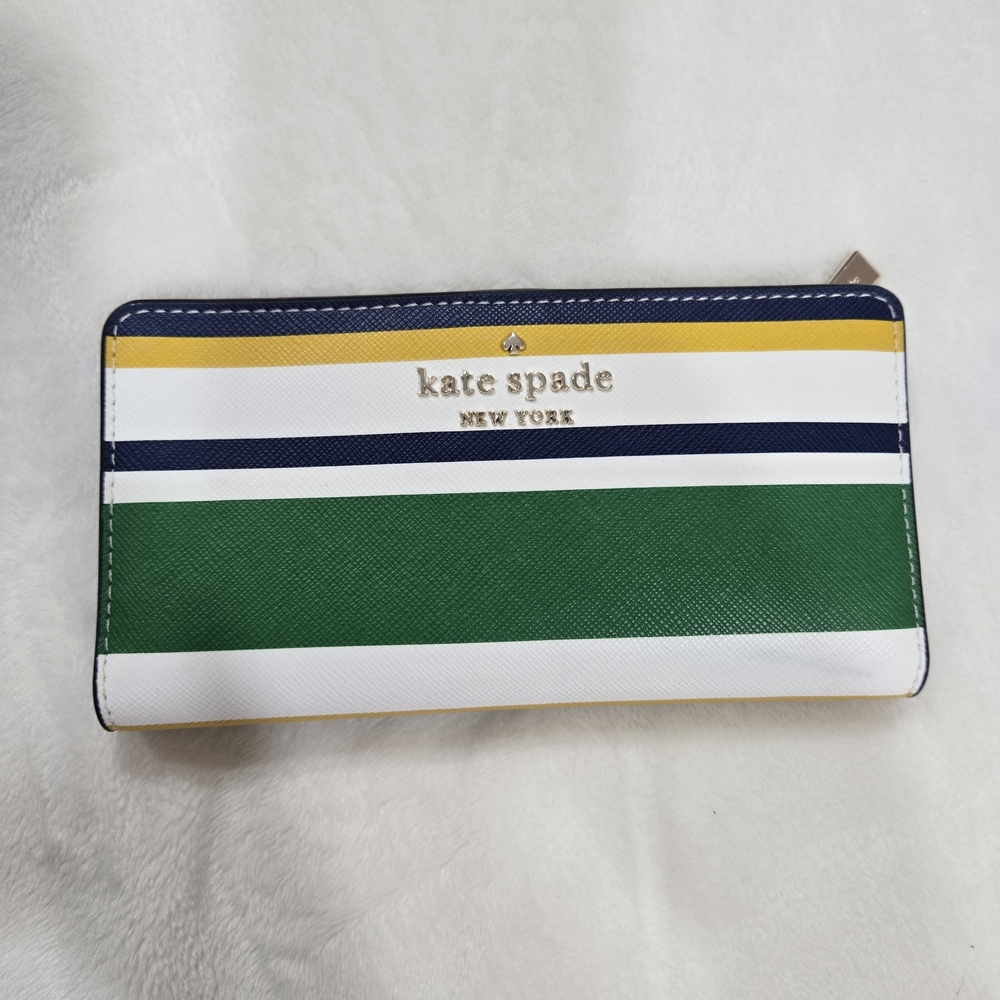 Kate Spade Striped Wallet NWT